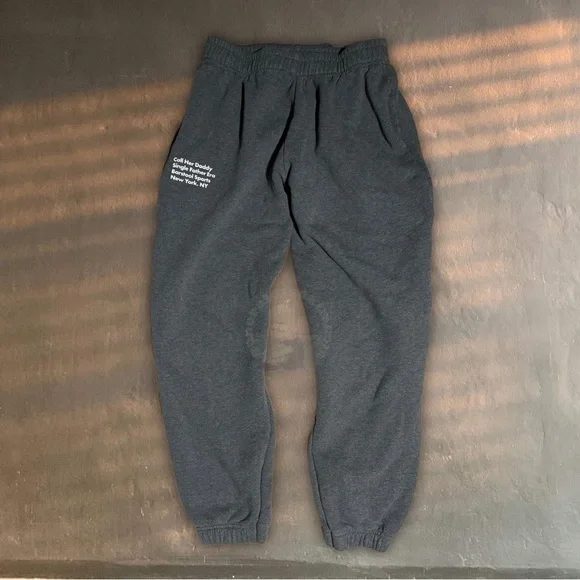 Call Her Daddy x Barstool Sports single father era grey sweatpants New York